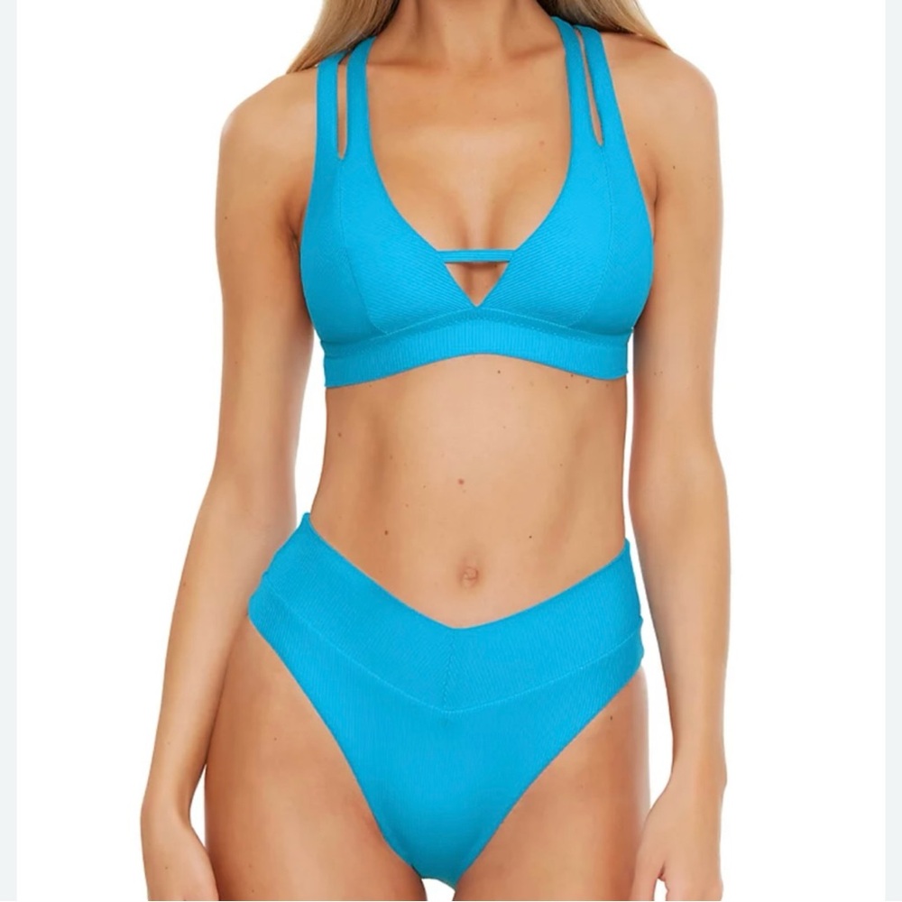 Becca by Rebecca Virtue Fine Line Rib Elise Bikini